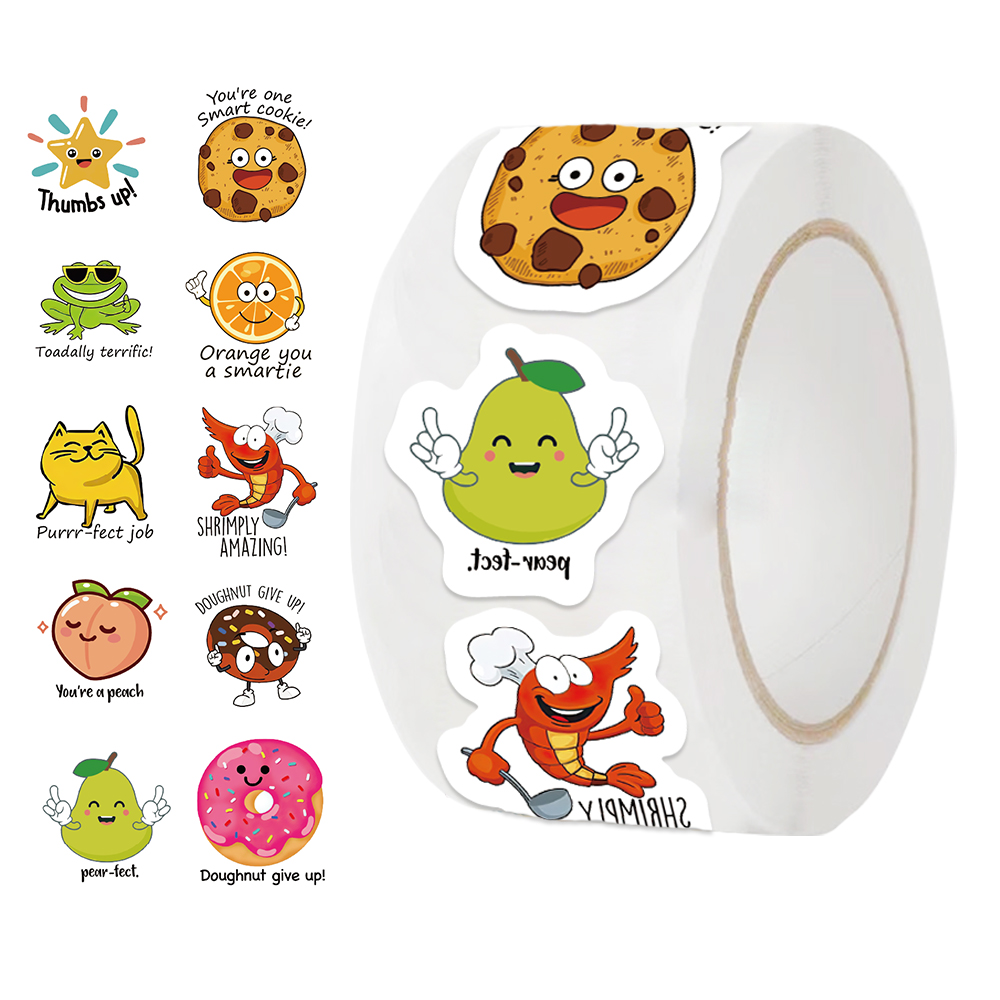 500pcs roll Cute Decal Student - đánh giá và giá Kids Education Motivation