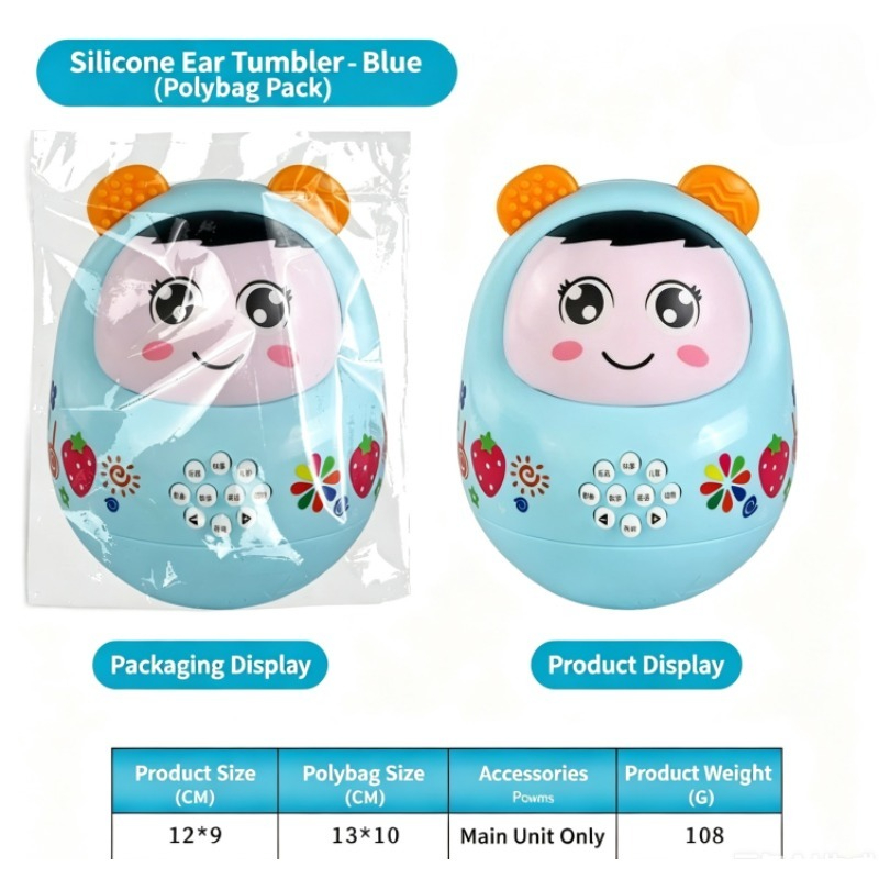 Kids Light Blue Roly Poly Tumb - đánh giá và giá Kids Education Rhymes
