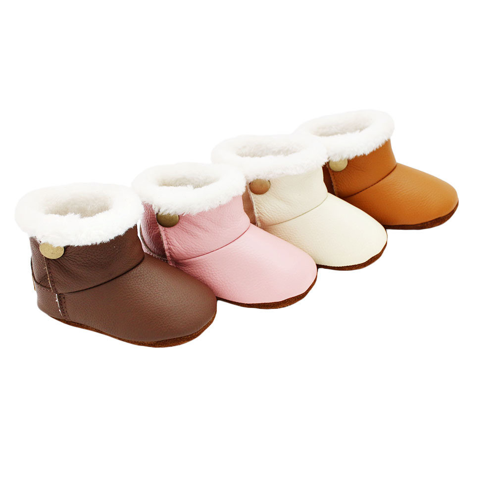 Baby Furry Boots Kids Leather  - đánh giá và giá Kids First Education