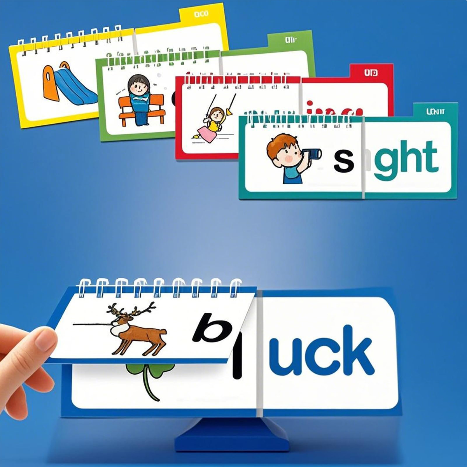 Laminated Phonics Flash Cards  - đánh giá và giá Kids Education Rhymes